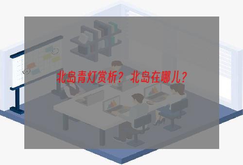 北岛青灯赏析？ 北岛在哪儿？